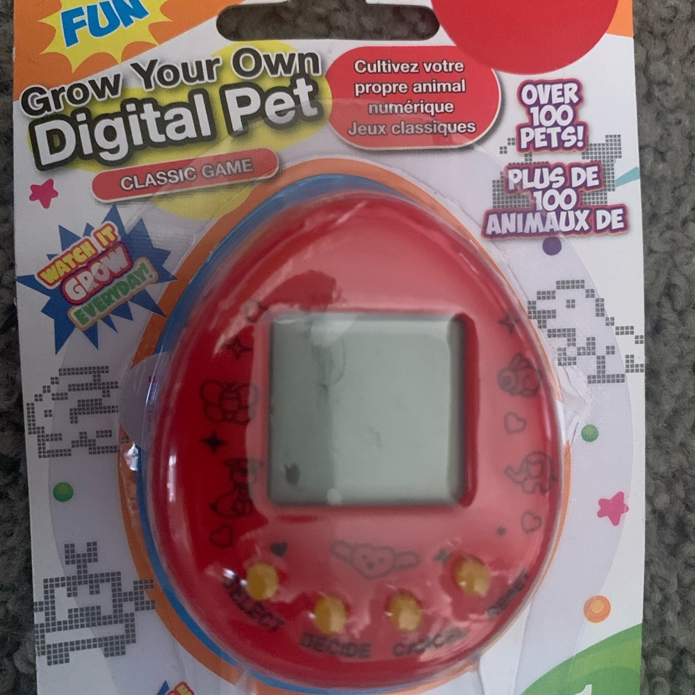 Digital Pet Classic Game - Red